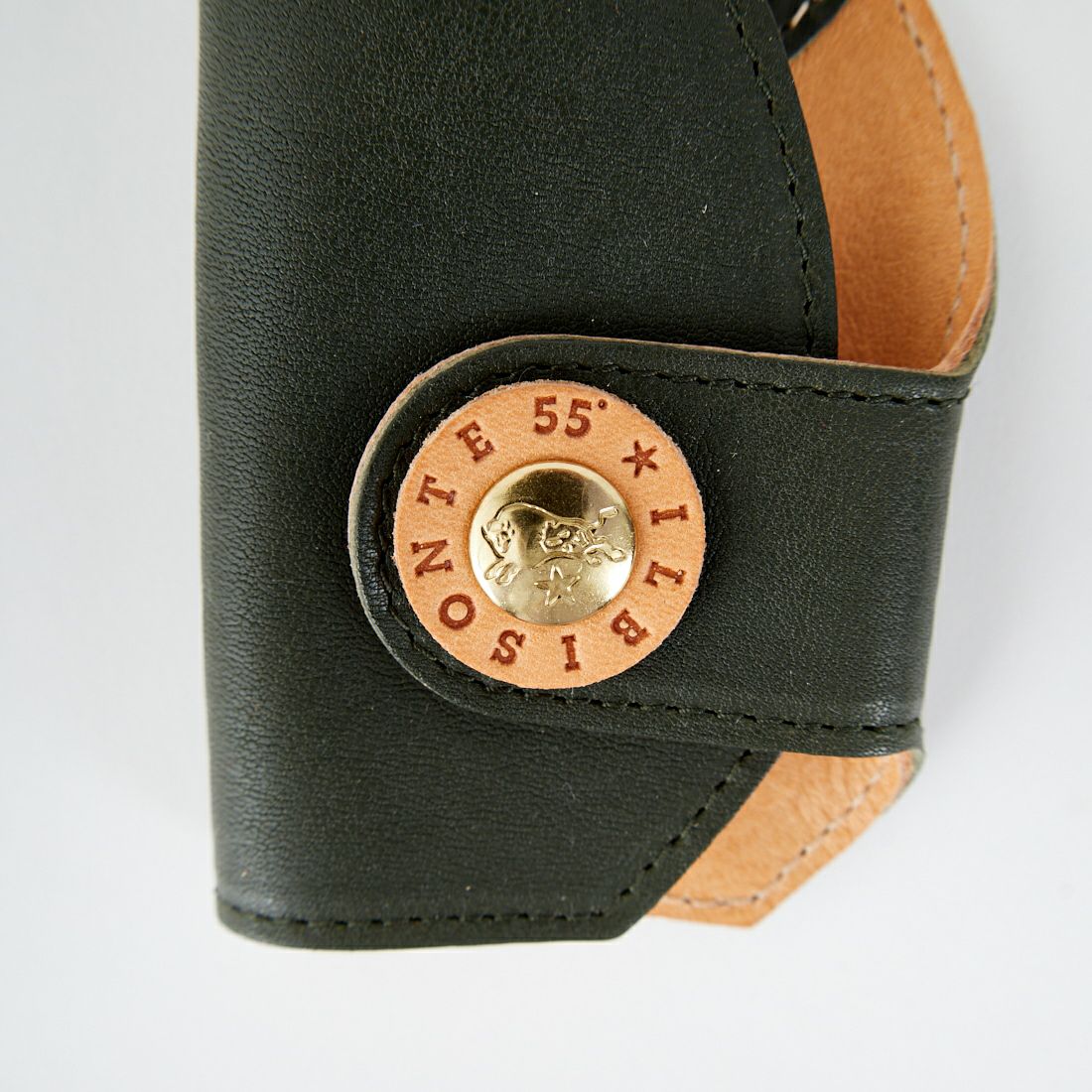 IL BISONTE [イルビゾンテ] 55thコンビボタン キーケース [54252310150] 47 F.GREEN