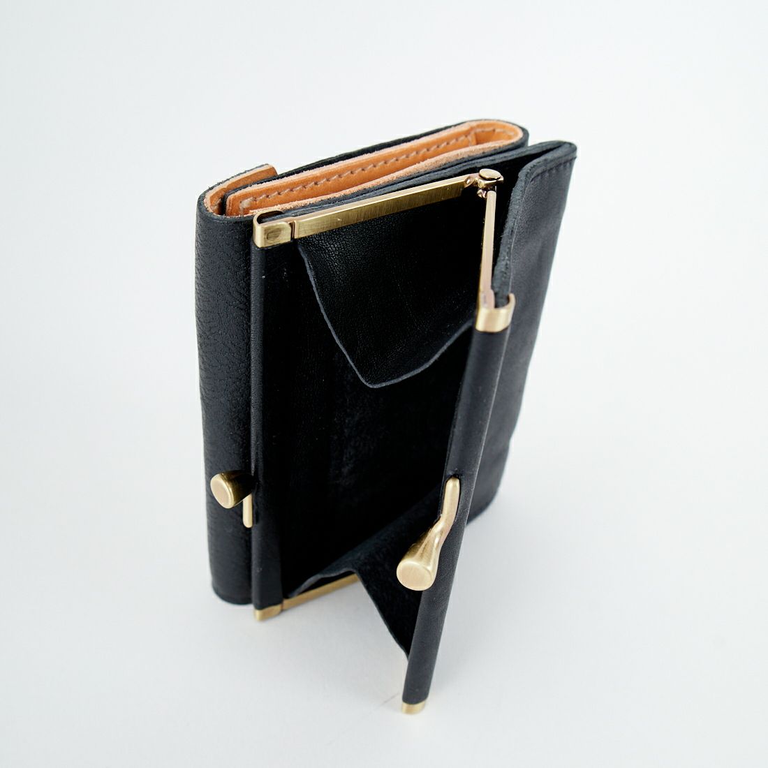 IL BISONTE [イルビゾンテ] 55thコンビボタン ウォレット [54252311141] 98 BLACK