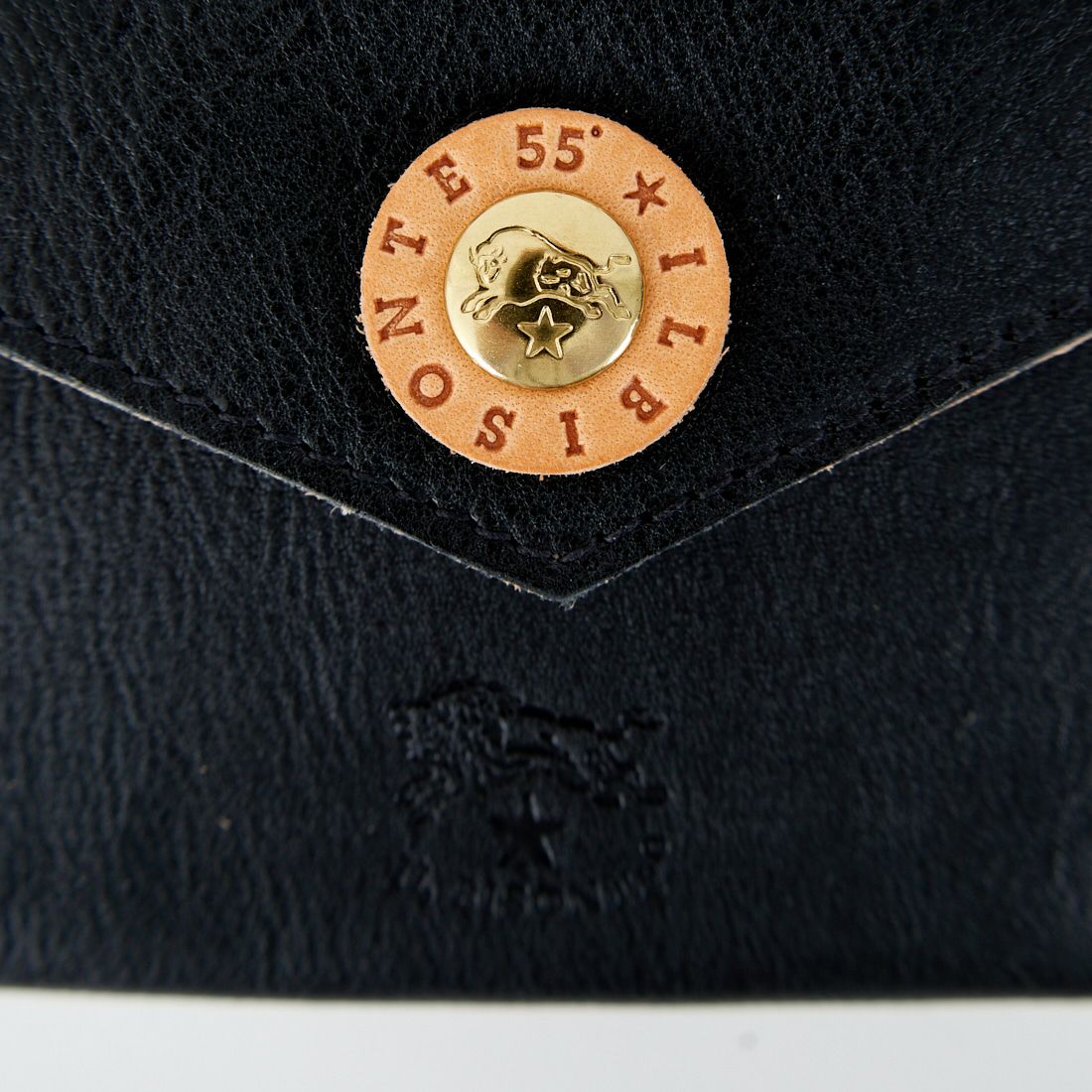 IL BISONTE [イルビゾンテ] 55thコンビボタン ウォレット [54252311141] 98 BLACK