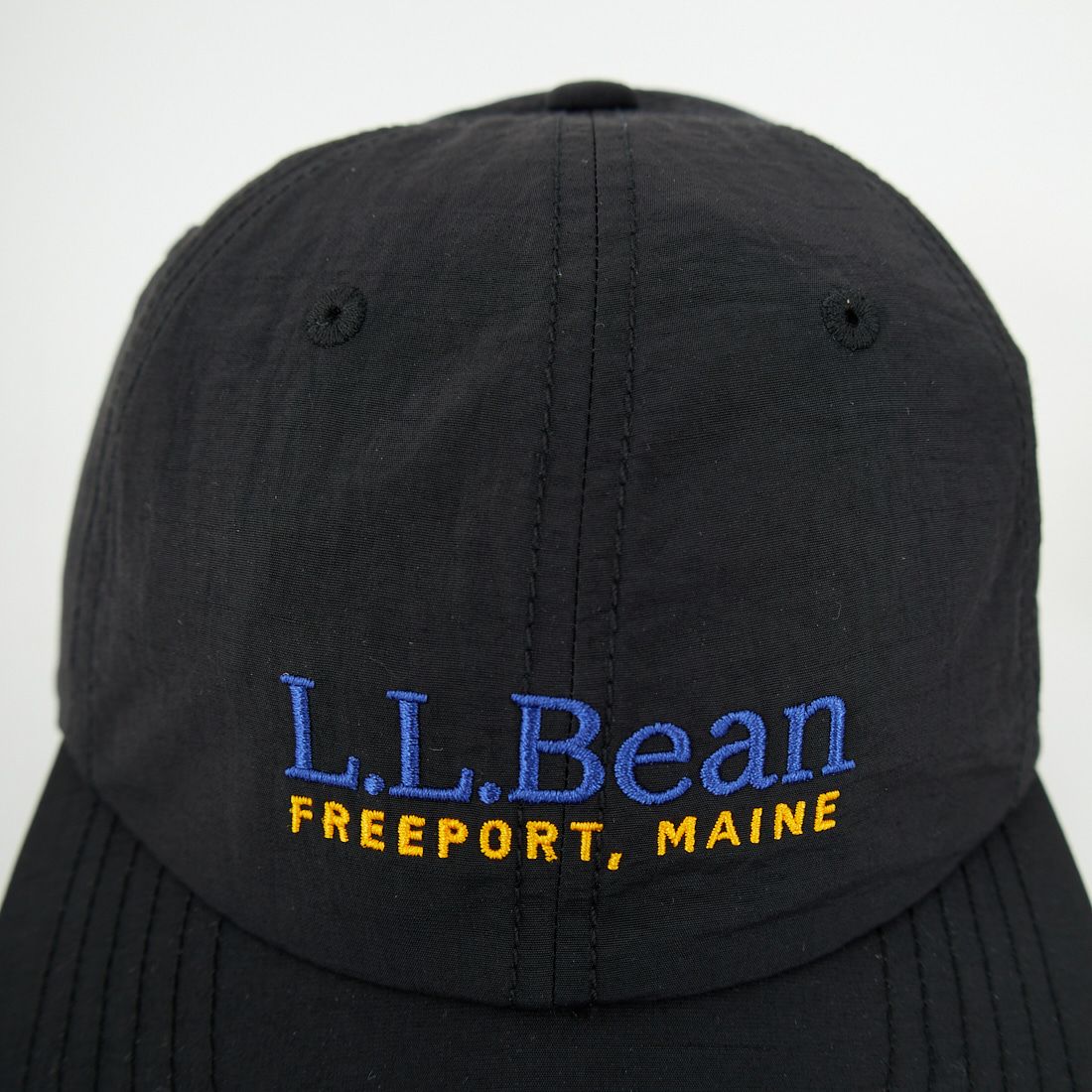 L.L.BEAN [エルエルビーン] ナイロンフレキシブルキャップ [253079607] 01 BLACK