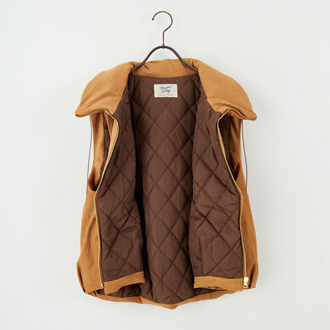 Margaux vintage [マルゴーヴィンテージ] スエードベスト [MG-JK-25110-A] CAMEL