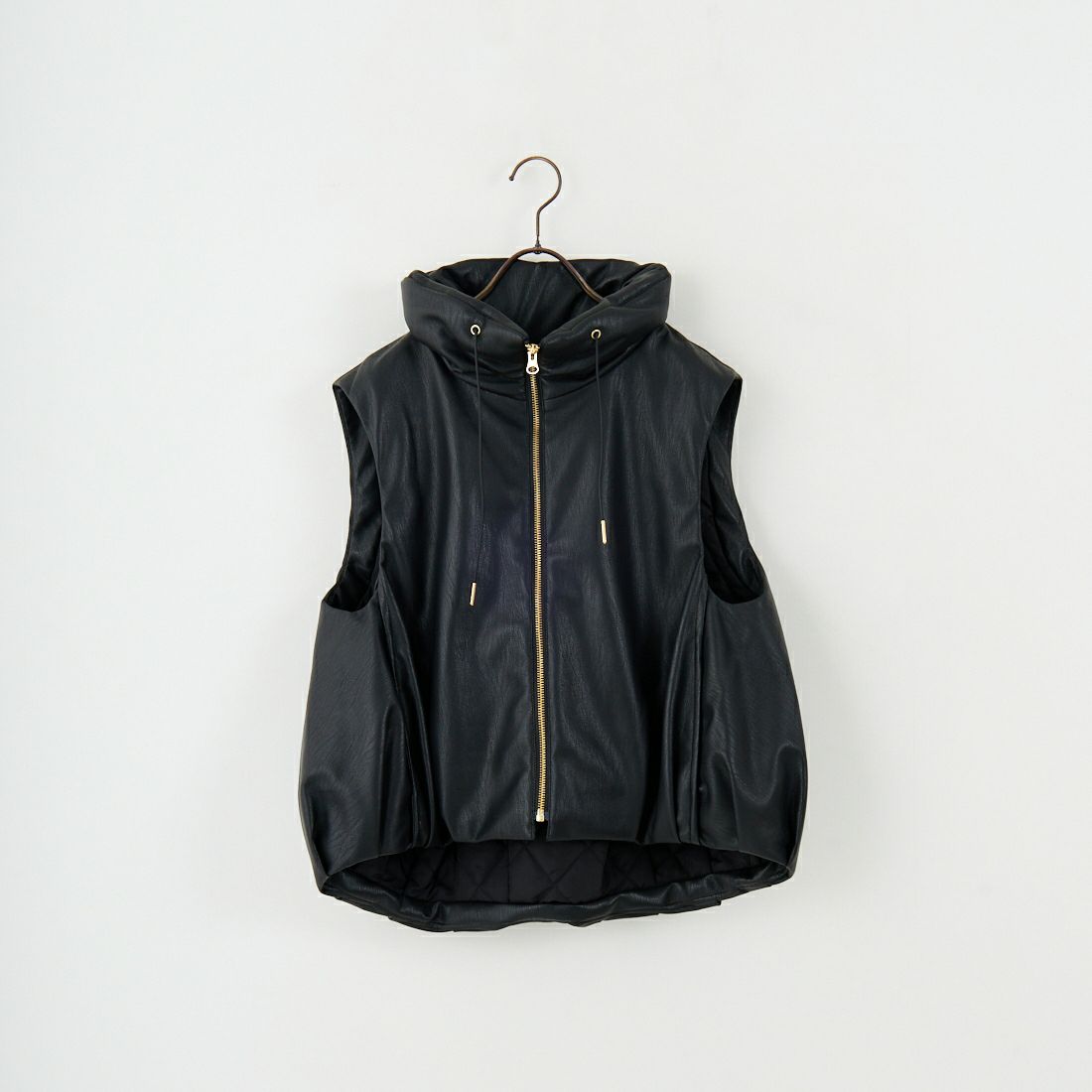 Margaux vintage [マルゴーヴィンテージ] レザーベスト [MG-JK-25077-A] BLACK