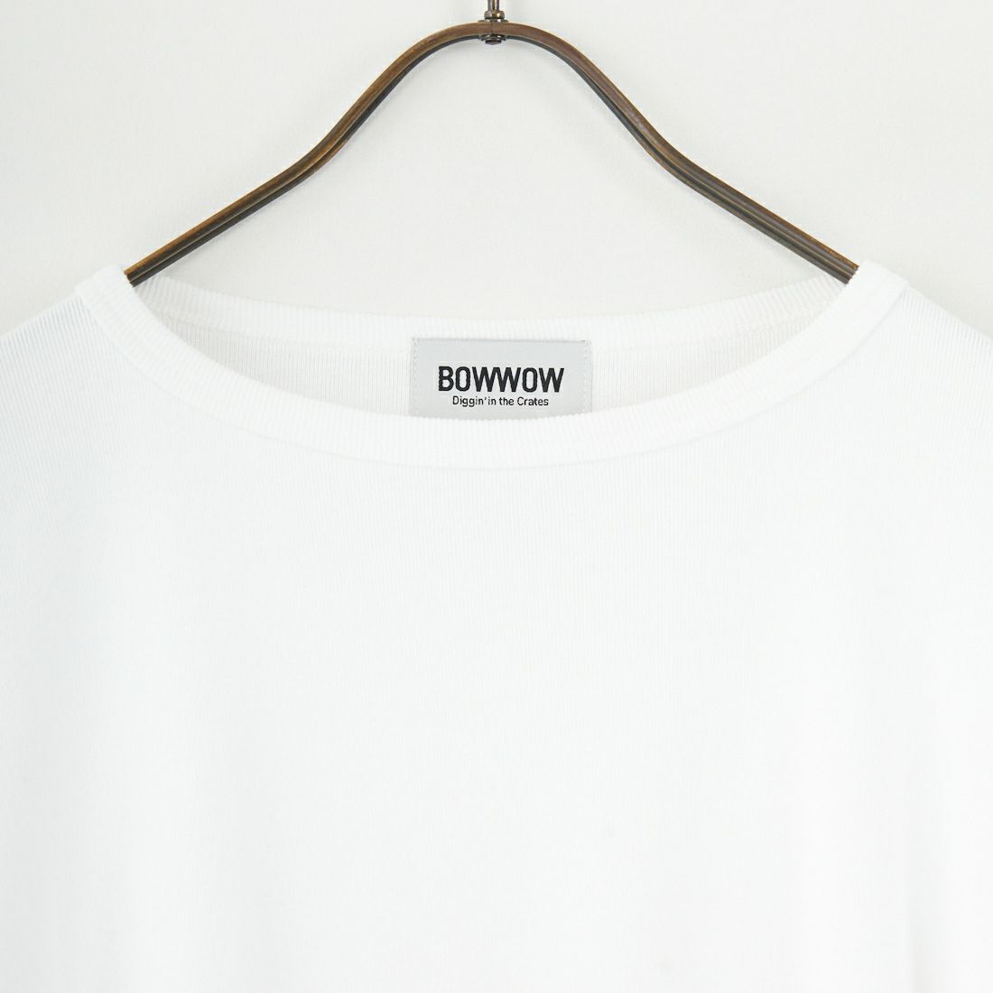 BOW WOW [バウワウ] ベースボールTシャツ [BW-BT] BLACK/WHIT
