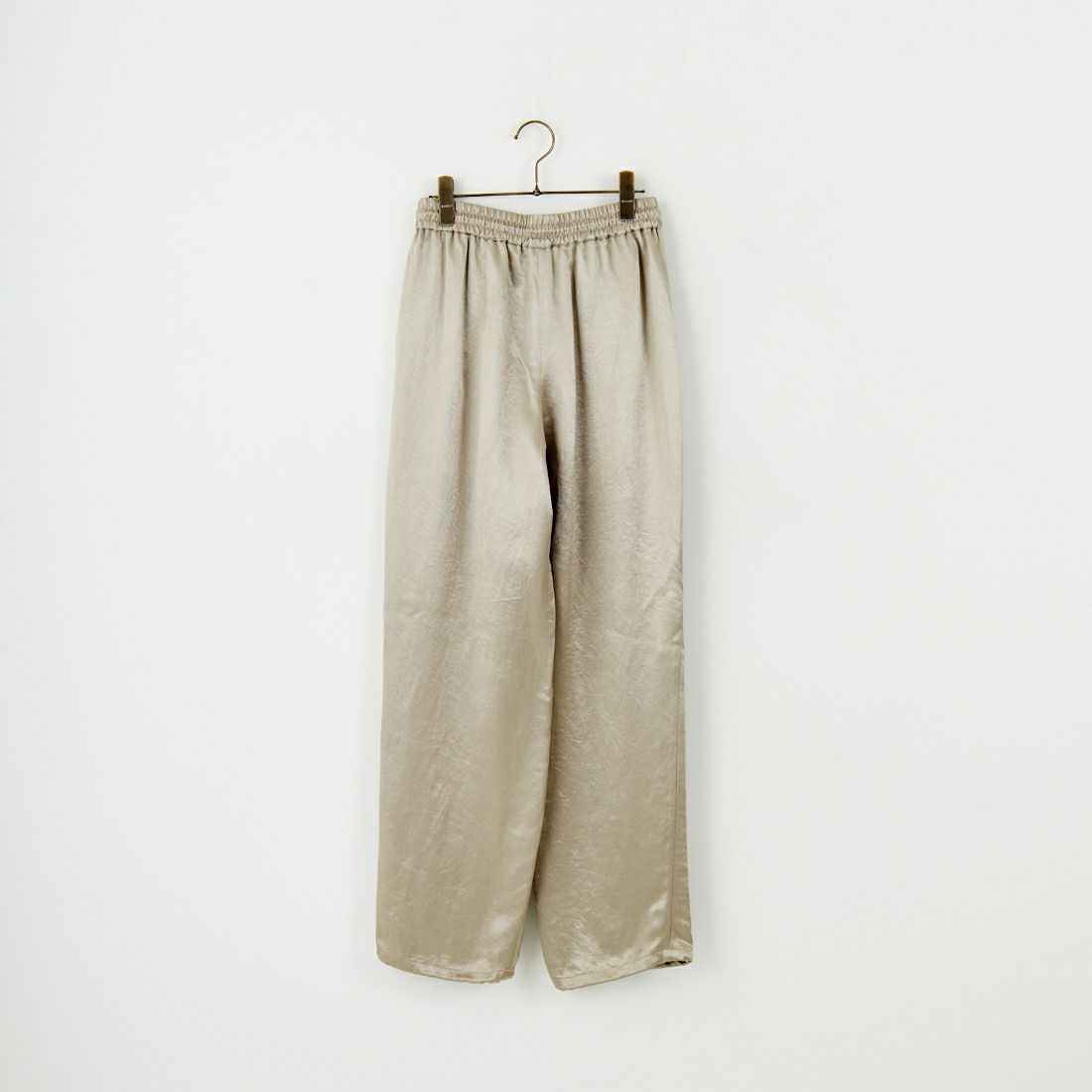 MICA&DEAL [マイカアンドディール] クラッシュサテンパラシュートパンツ [0125303240] BEIGE