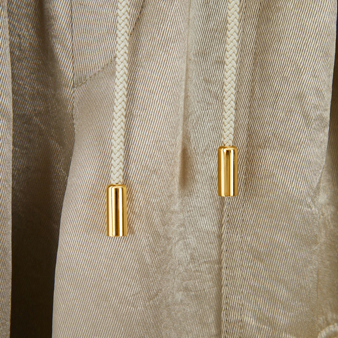 MICA&DEAL [マイカアンドディール] クラッシュサテンパラシュートパンツ [0125303240] BEIGE