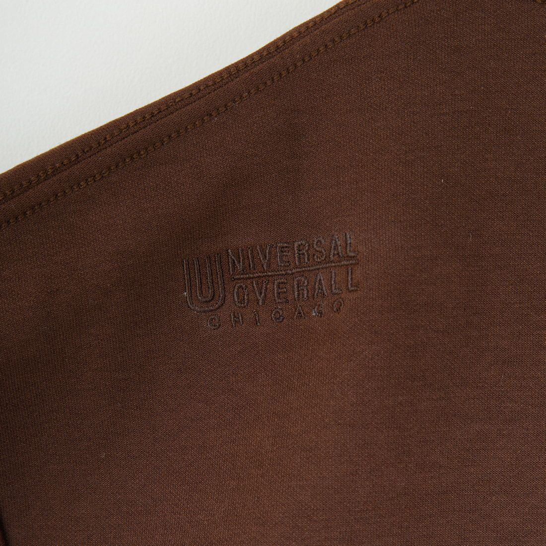 UNIVERSAL OVERALL [ユニバーサルオーバーオール] 別注 ドローコード付き ポンチロングスリーブTシャツ [U2533230IN-JF] BROW