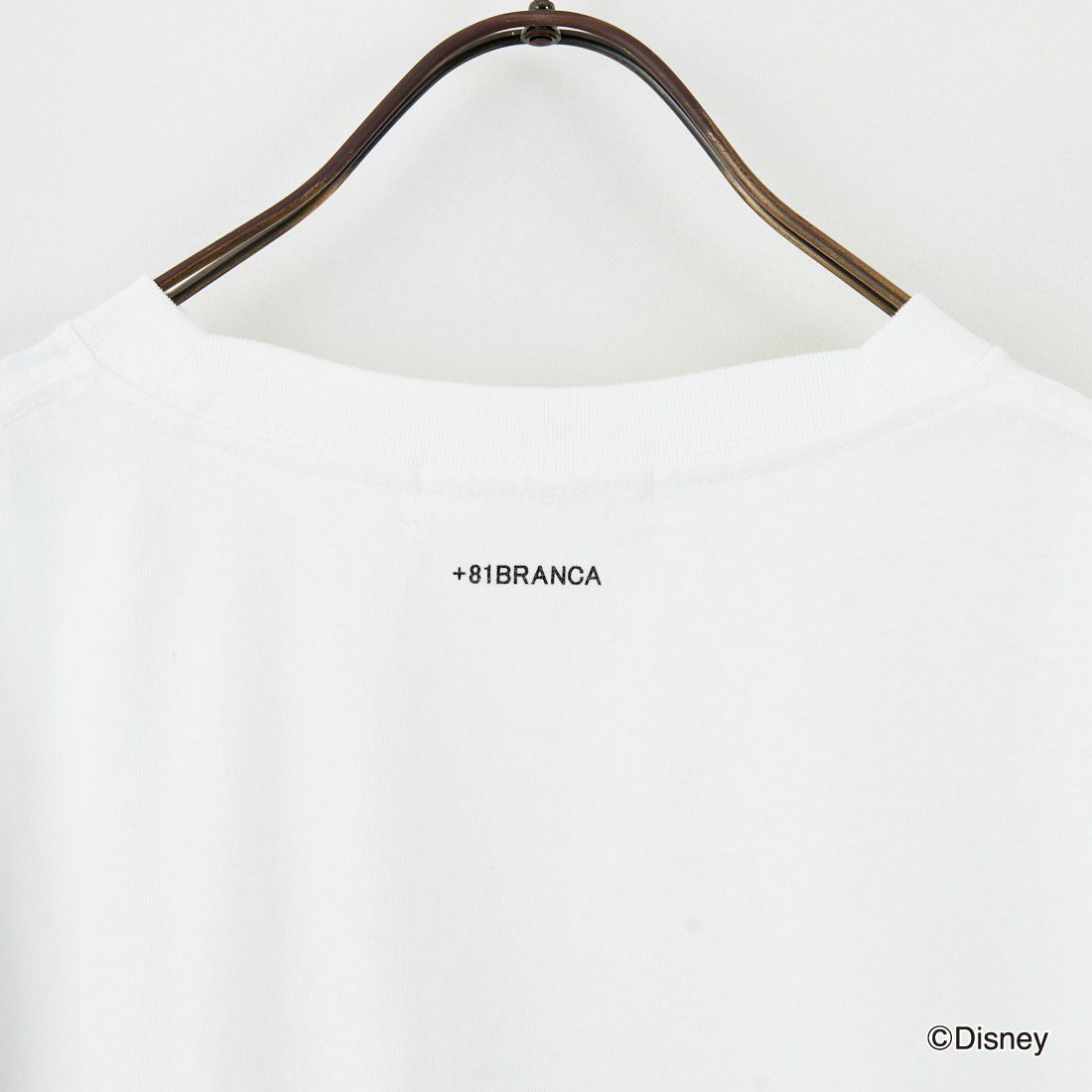 +81 BRANCA [ハチイチブランカ] MICKEY MOUSE/フットボールTシャツ [81B-25AW-CS07] OFF WHITE