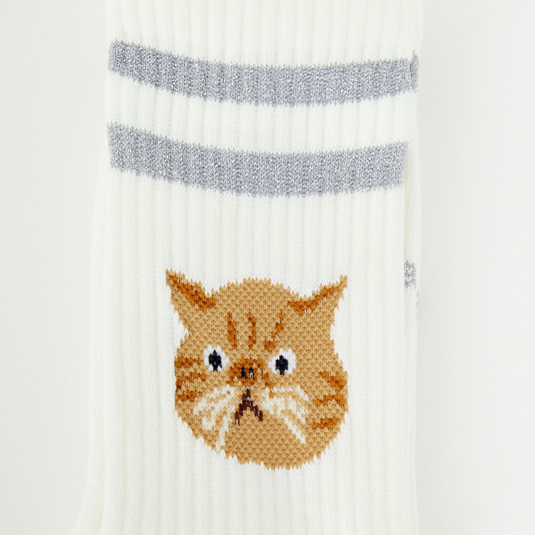 ROSTER SOX [ロスターソックス] CAT ソックス [RS-464] WHT/GRY