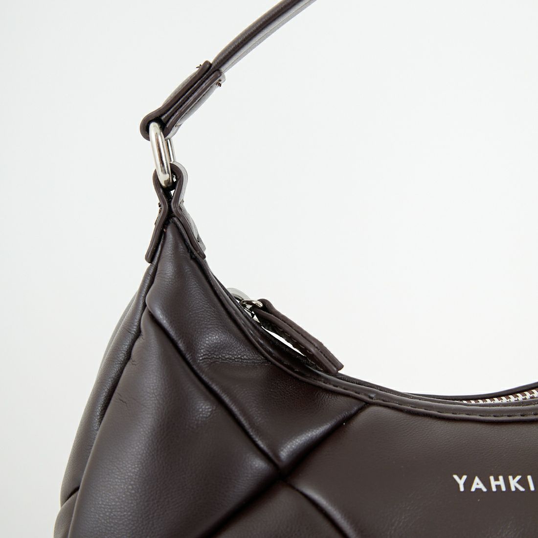 YAHKI [ヤーキ] フェイクレザーハンドバッグ [YH-745] DK.BROWN