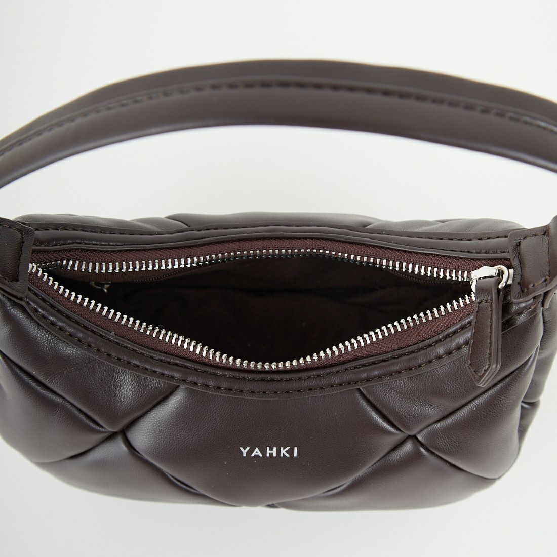 YAHKI [ヤーキ] フェイクレザーハンドバッグ [YH-745] DK.BROWN