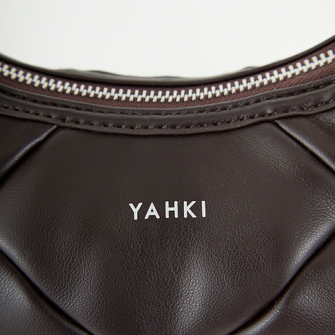 YAHKI [ヤーキ] フェイクレザーハンドバッグ [YH-745] DK.BROWN
