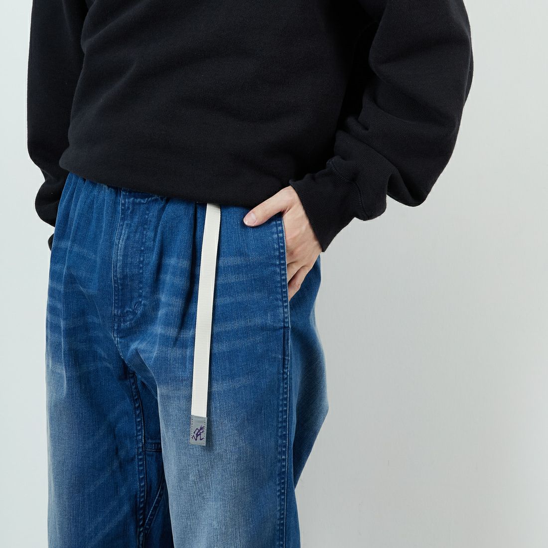 GRAMiCCi [グラミチ] 別注 ストレッチデニム エブリデイパンツ [GUP5-F1023-JF] D.USED BLU