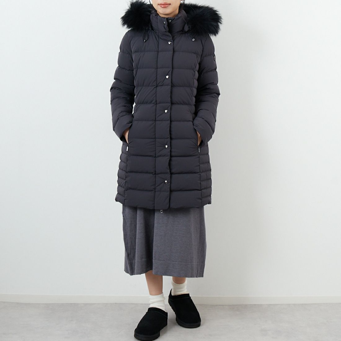 500 BLACK&&モデル身長：162cm 着用サイズ：42&&