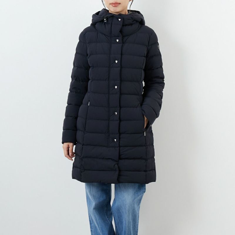 【新品】CAPE HORN CANDELARIA ダウンコート　42 BLACK 新品 CAPE HORN ダウン サイズ42 BLACK CANDELARIA
