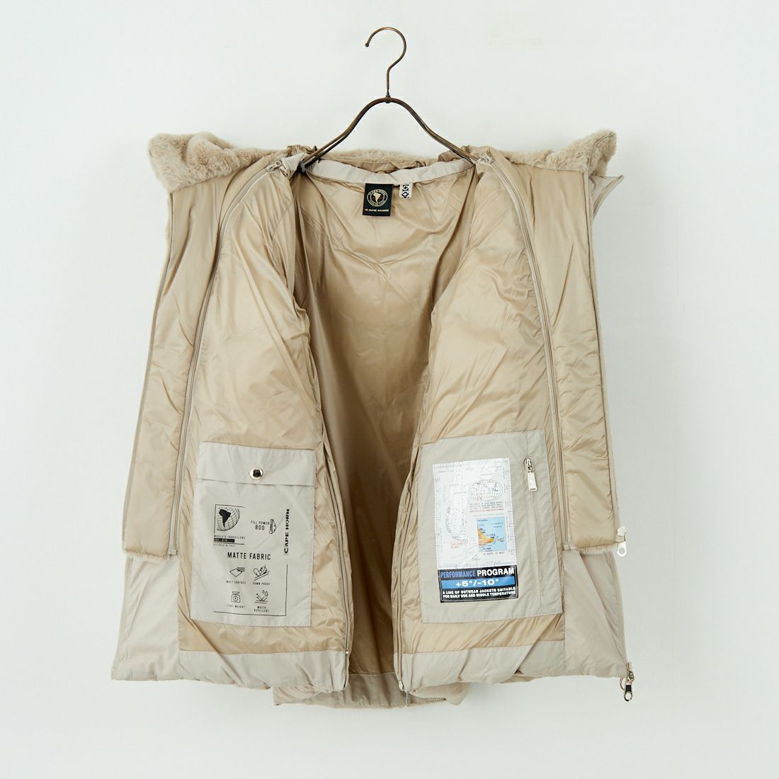 CAPE HORN [ケープホーン] ALVAREZ ダウンジャケット [B2566] 107 SAFARI