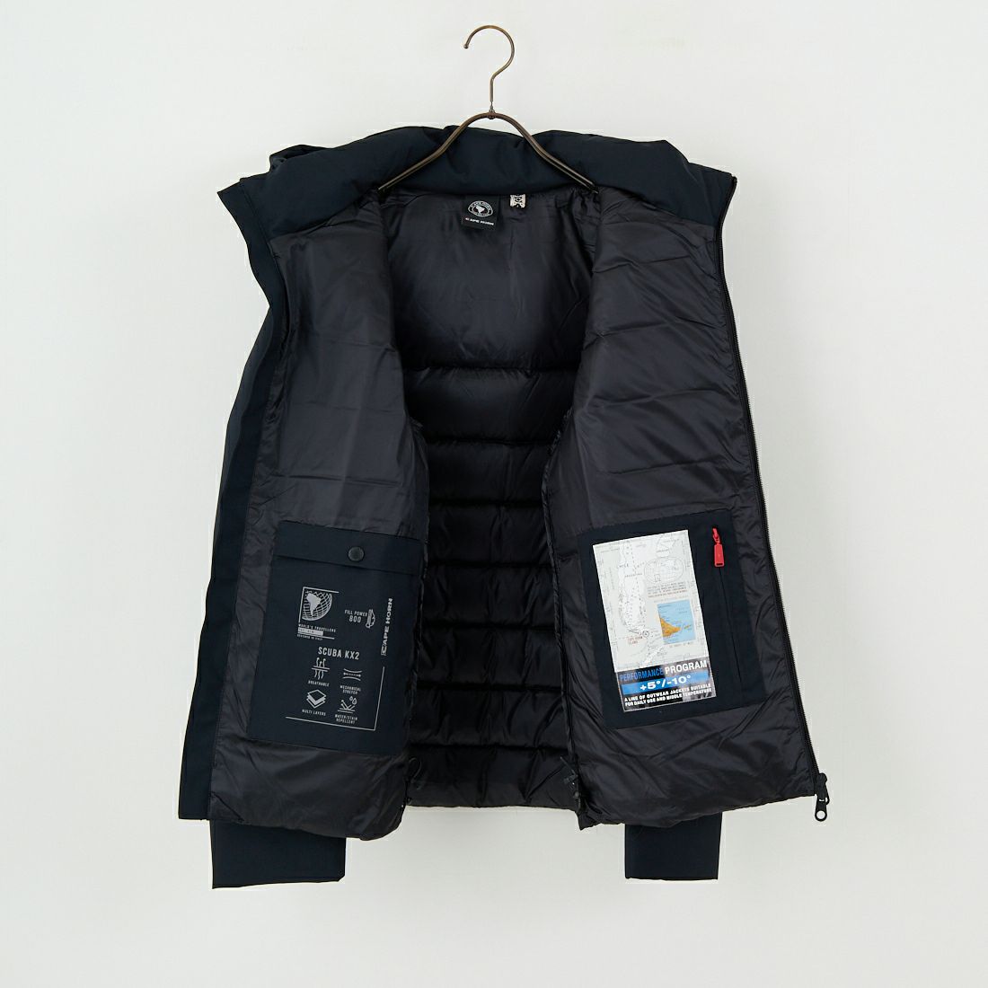 CAPE HORN [ケープホーン] TONGARIKI ダウンジャケット [B1522] 500 BLACK