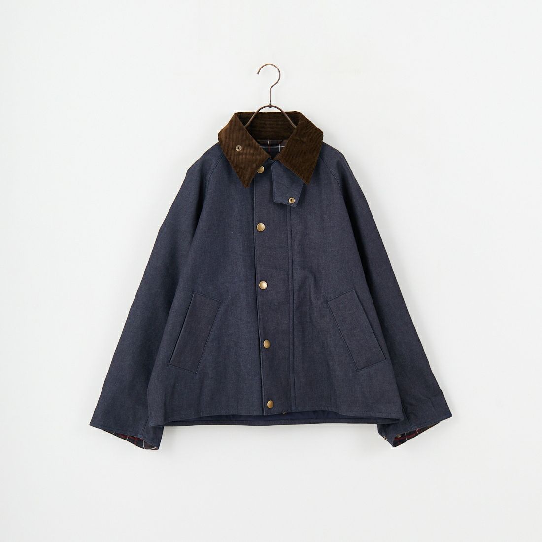 Barbour [バブアー] 別注 中綿入り TRANSPORT コーデュラデニム トランスポートジャケット [MCAS204-JF] BLUE