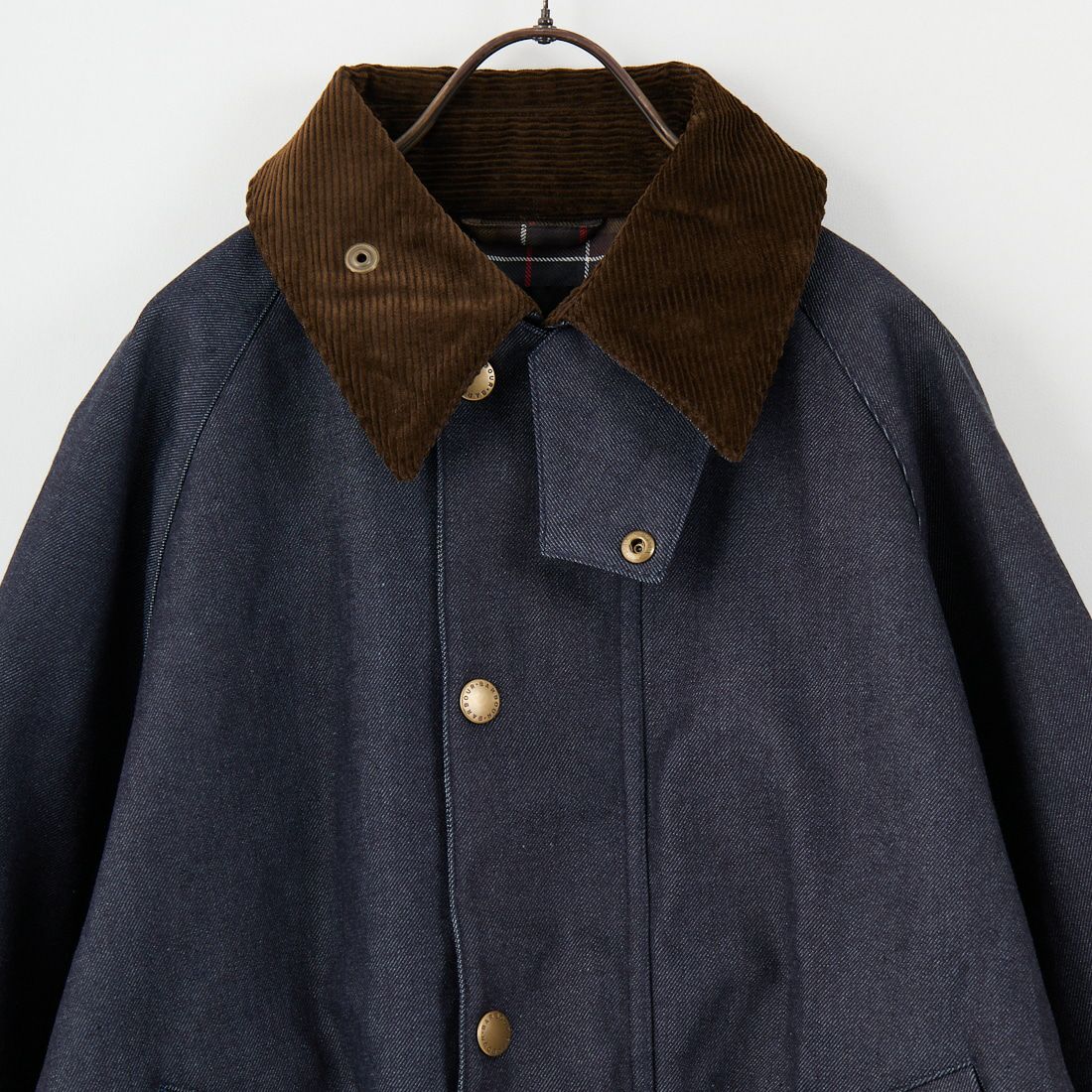 Barbour [バブアー] 別注 中綿入り TRANSPORT コーデュラデニム トランスポートジャケット [MCAS204-JF] BLUE
