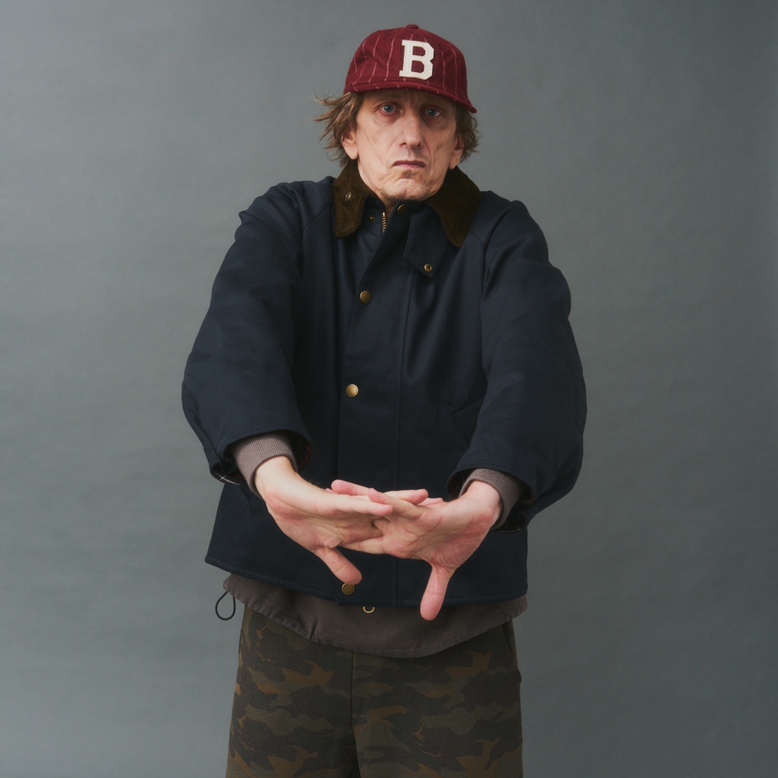 Barbour [バブアー] 別注 中綿入り TRANSPORT コーデュラデニム トランスポートジャケット [MCAS204-JF] BLACK