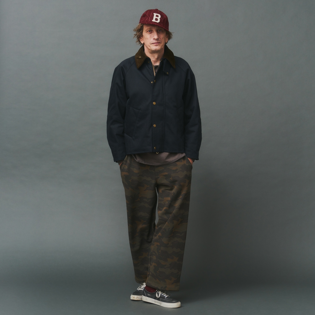 Barbour [バブアー] 別注 中綿入り TRANSPORT コーデュラデニム トランスポートジャケット [MCAS204-JF] BLACK