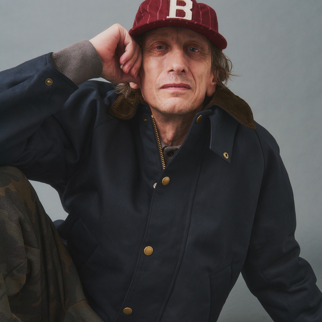 Barbour [バブアー] 別注 中綿入り TRANSPORT コーデュラデニム トランスポートジャケット [MCAS204-JF] BLACK