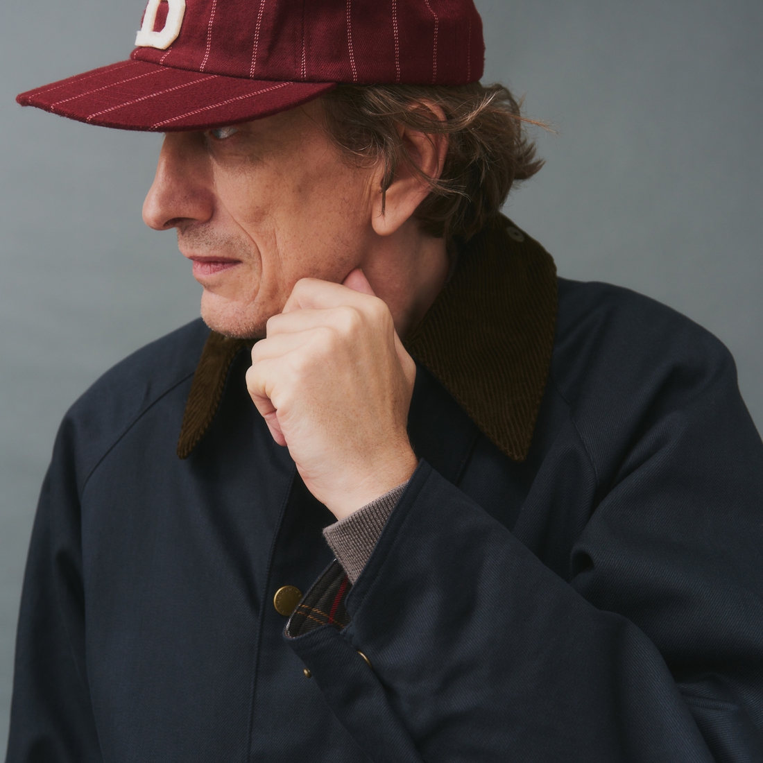 Barbour [バブアー] 別注 中綿入り TRANSPORT コーデュラデニム トランスポートジャケット [MCAS204-JF] BLACK