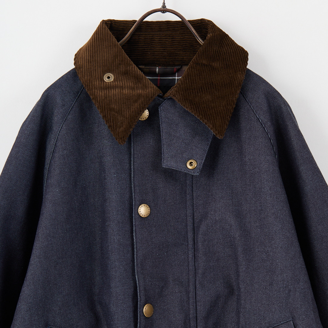 Barbour [バブアー] 別注 中綿入り TRANSPORT コーデュラデニム トランスポートジャケット [MCAS204-JF] BLUE