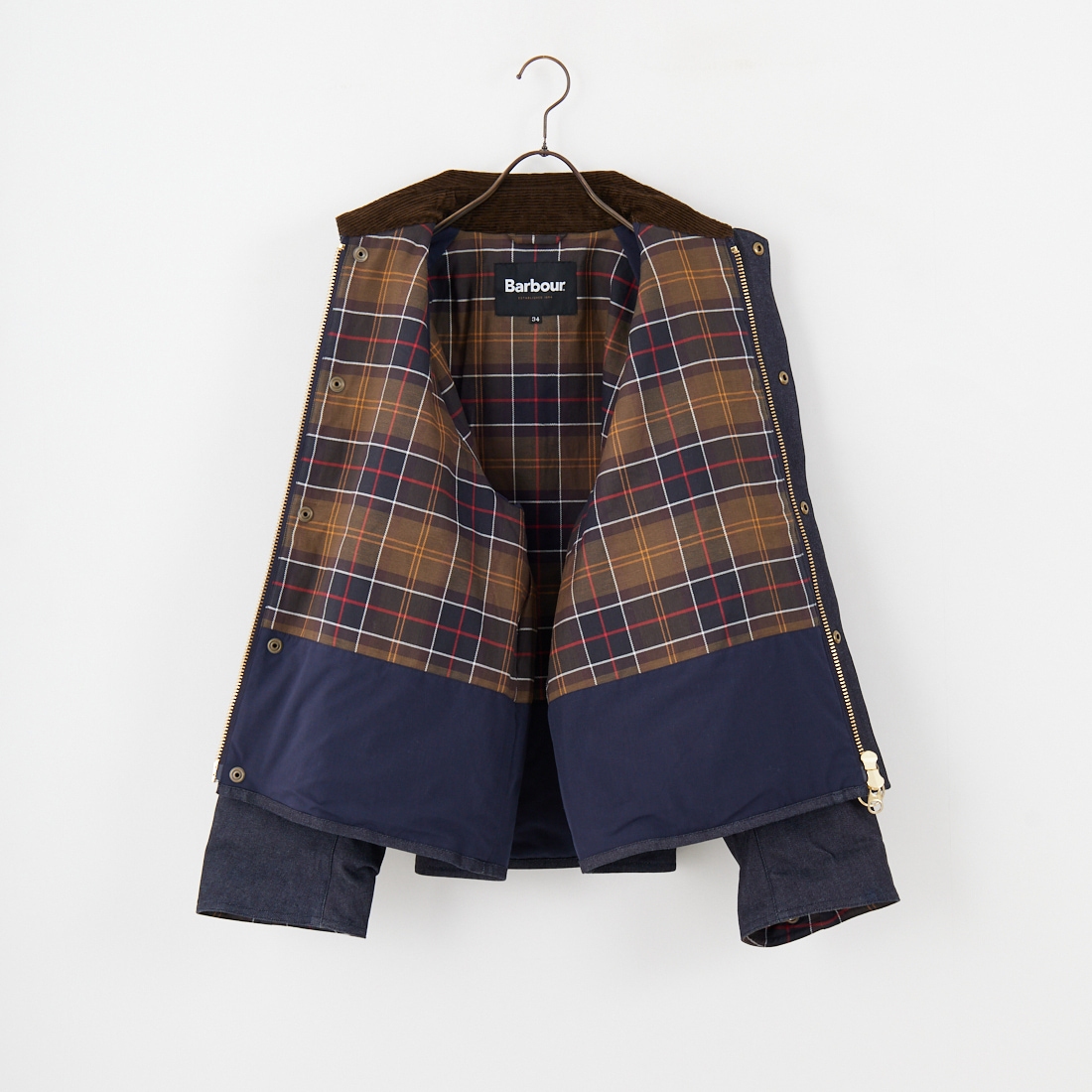 Barbour [バブアー] 別注 中綿入り TRANSPORT コーデュラデニム トランスポートジャケット [MCAS204-JF] BLUE