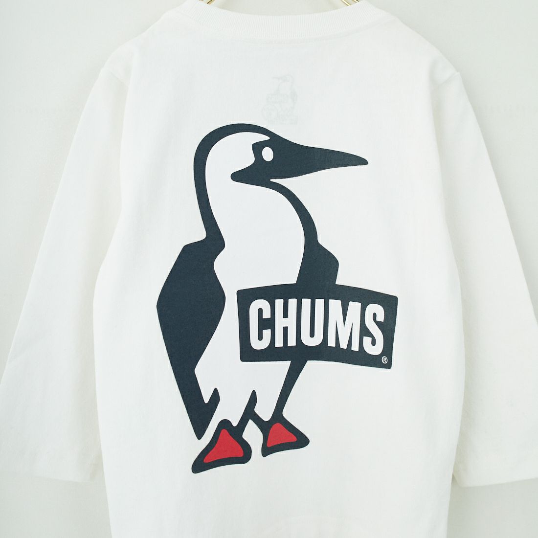 CHUMS [チャムス] キッズ ブービーロゴ ロングスリーブTシャツ [CH21-1294] W001 WHITE