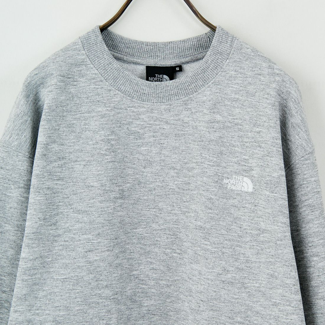 THE NORTH FACE [ザ ノースフェイス] スモールロゴヘザースウェットクルー [NT62532] Z