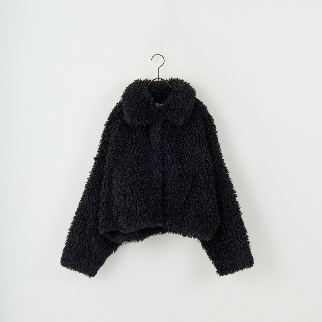 Jeans Factory Clothes [ジーンズファクトリークローズ] プードルファーショートブルゾン [330024] 109 ﾌﾞﾗｯｸ