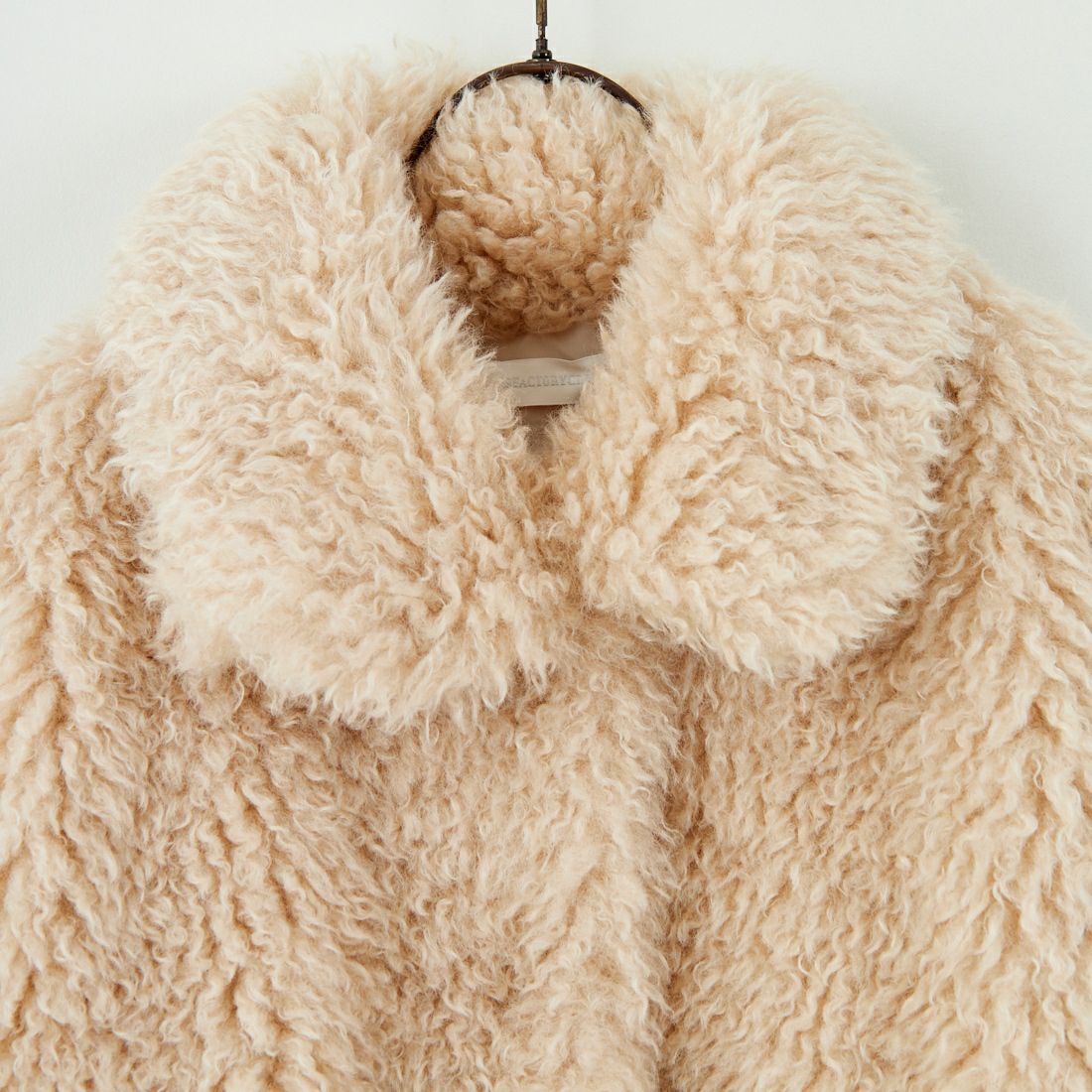 Jeans Factory Clothes [ジーンズファクトリークローズ] プードルファーショートブルゾン [330024] 103 ｱｲﾎﾞﾘｰ