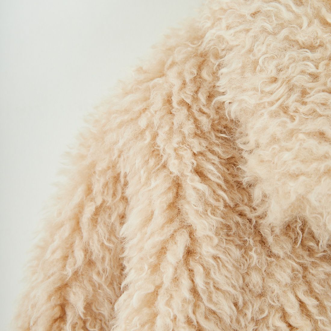 Jeans Factory Clothes [ジーンズファクトリークローズ] プードルファーショートブルゾン [330024] 103 ｱｲﾎﾞﾘｰ