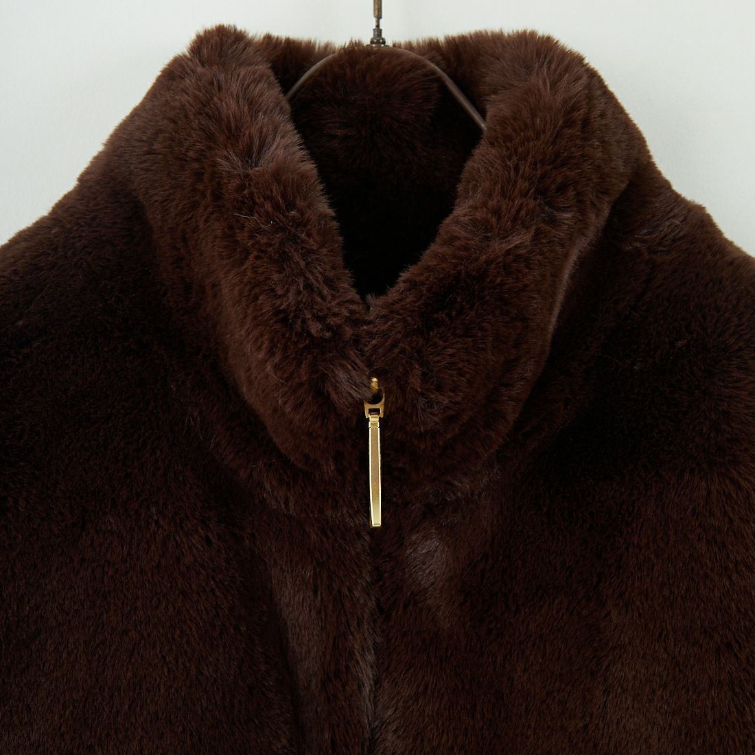 Jeans Factory Clothes [ジーンズファクトリークローズ] エコファーオーバーサイズブルゾン [330023] 155 ﾌﾞﾗｳﾝ