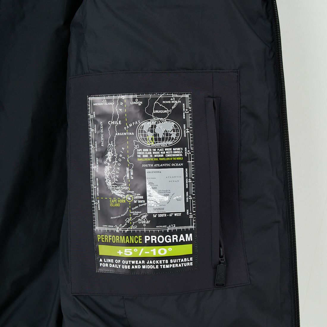 CAPE HORN [ケープホーン] FJORD ダウンベスト [B1508] 500 BLACK