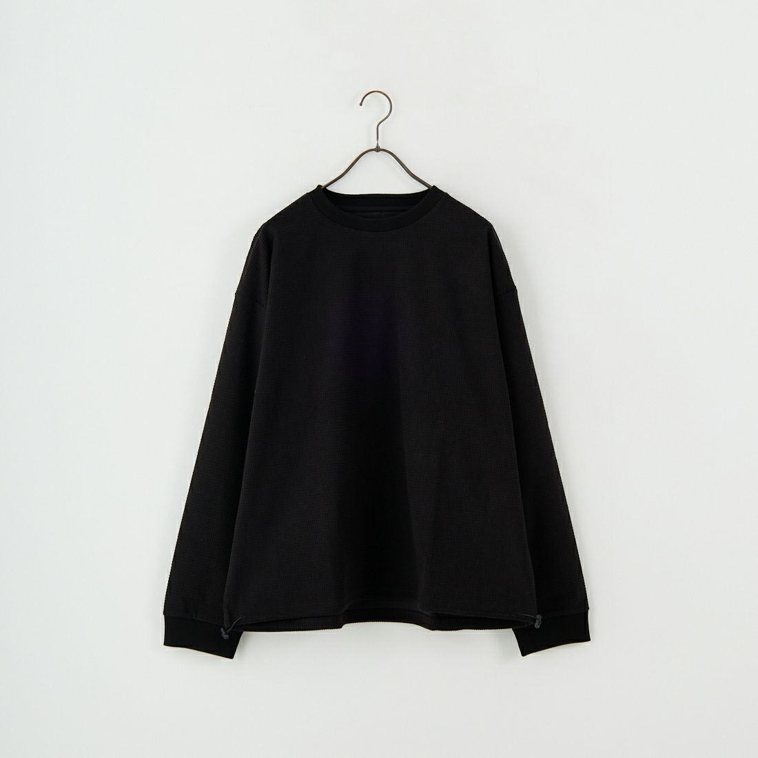 HELLO CALIF [ハローカリフ] サーマルドロストTシャツ [331009IN] BLACK