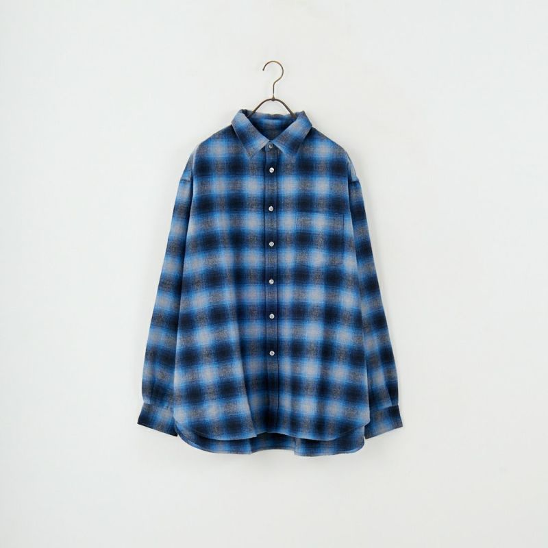 ATELIER BETON [アトリエベトン] リネンチェック シャツブルゾン [241