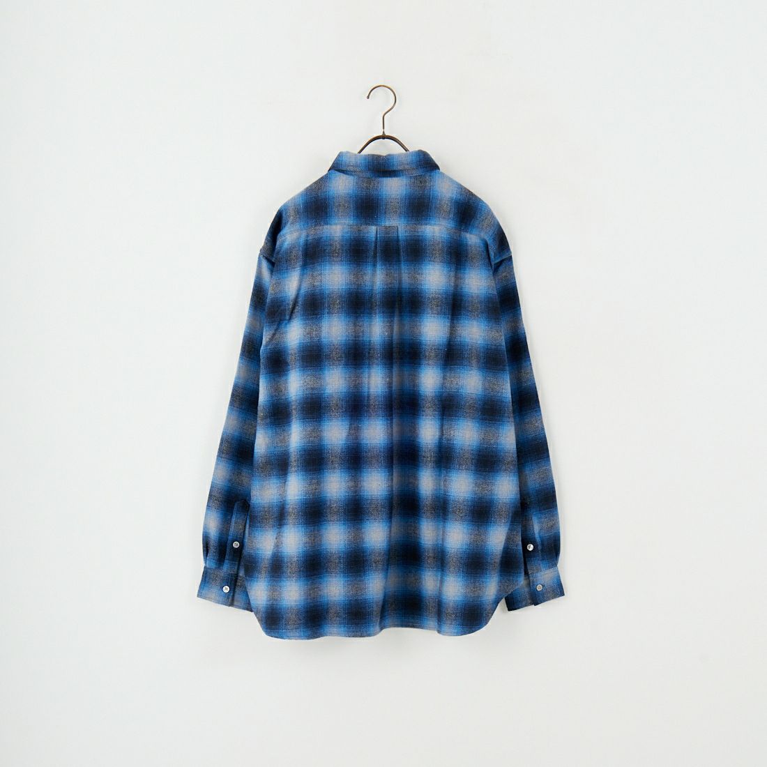 PENNEYS [ぺニーズ] 別注 オンブレチェックシャツ [PN25F001-JF] BLUE