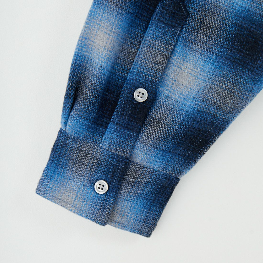 PENNEYS [ぺニーズ] 別注 オンブレチェックシャツ [PN25F001-JF] BLUE