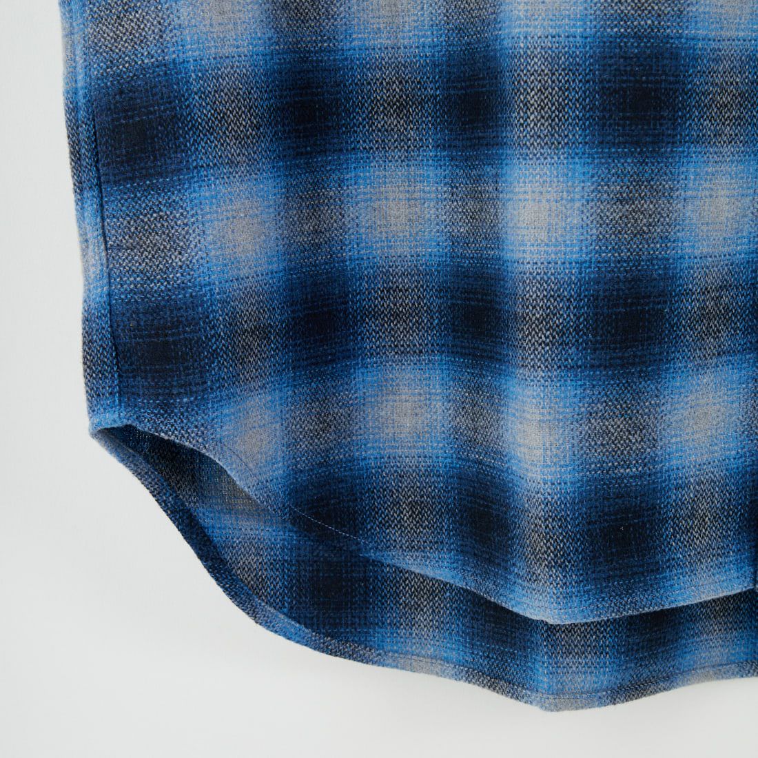 PENNEYS [ぺニーズ] 別注 オンブレチェックシャツ [PN25F001-JF] BLUE