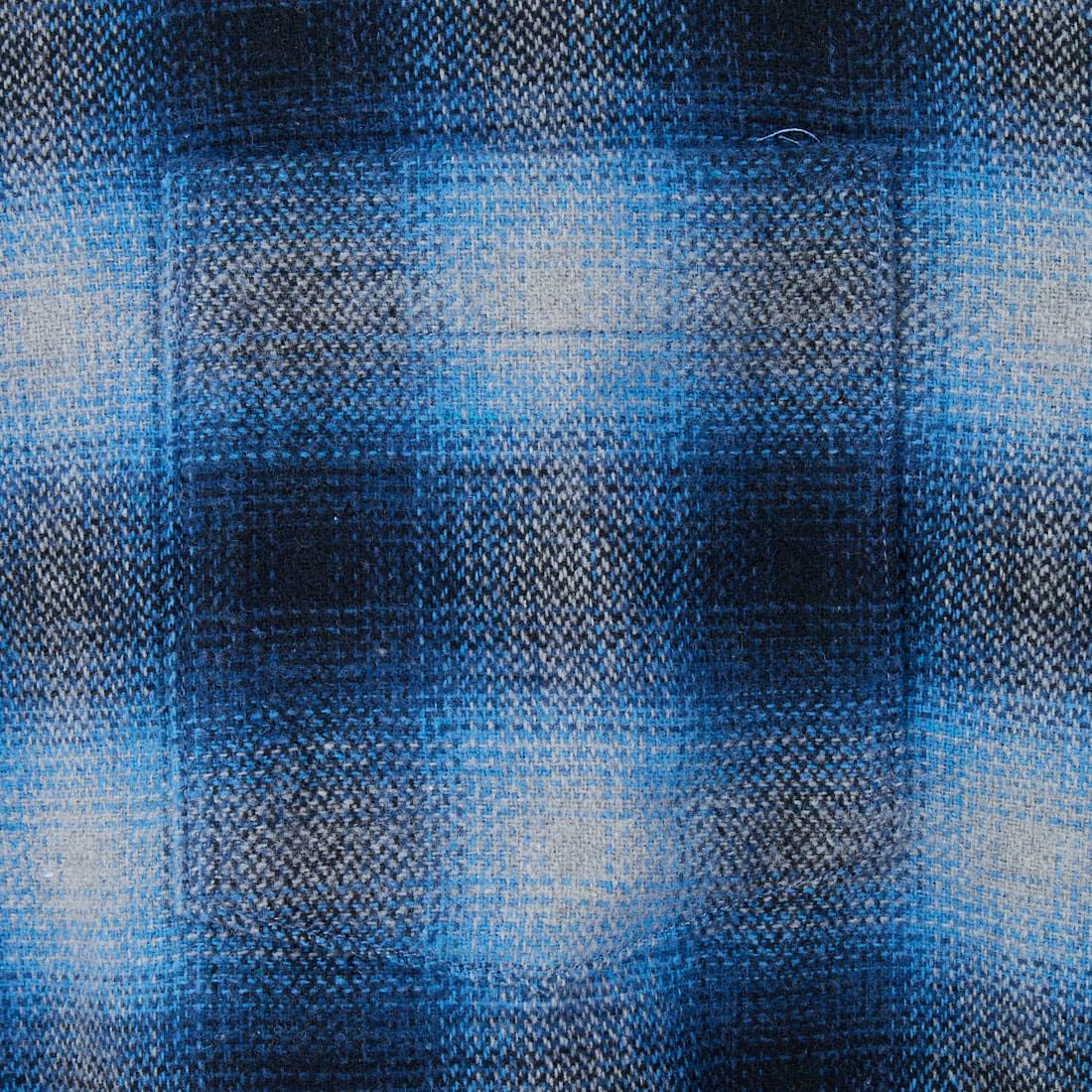 PENNEYS [ぺニーズ] 別注 オンブレチェックシャツ [PN25F001-JF] BLUE