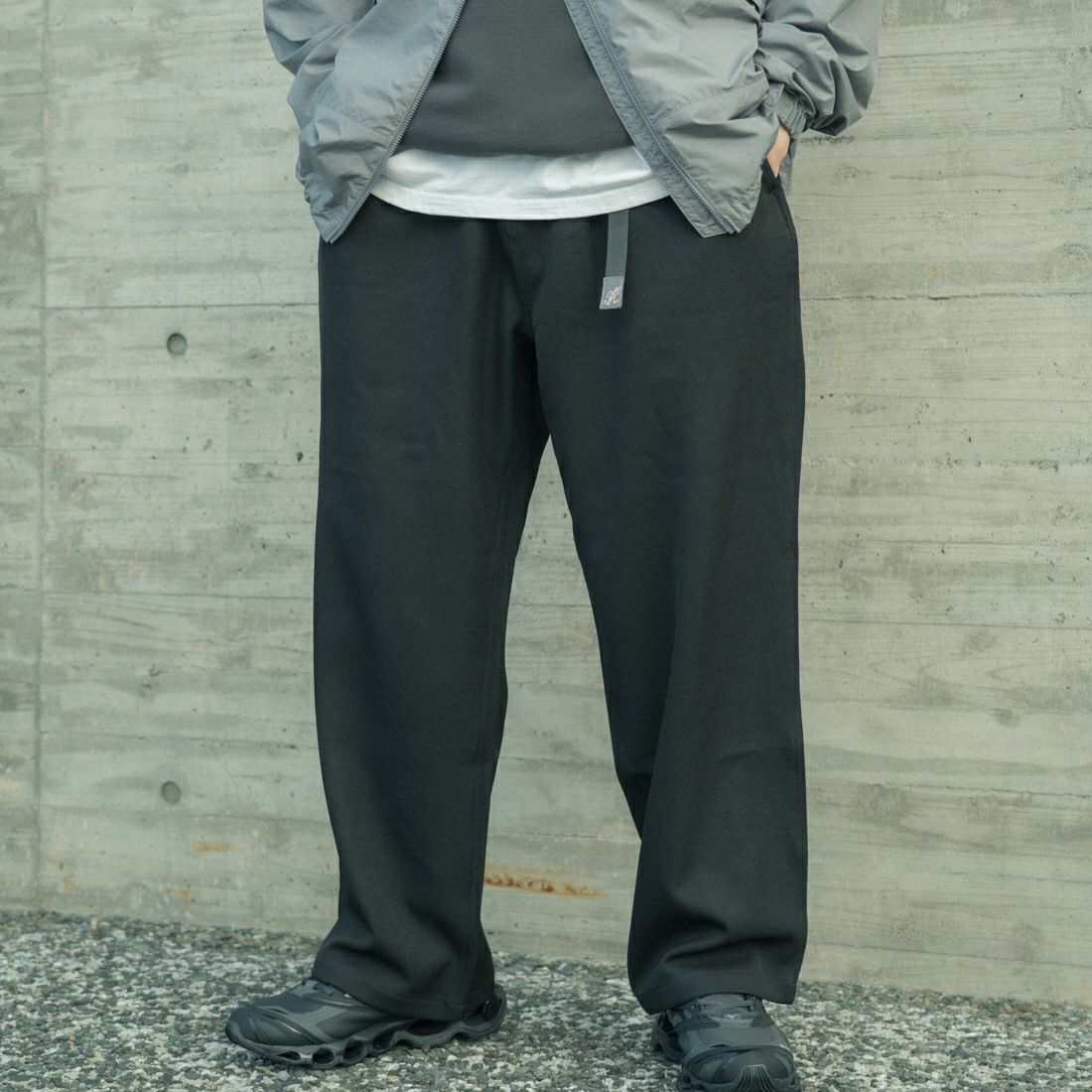 BLACK&&モデル身長：168cm 着用サイズ：M&&