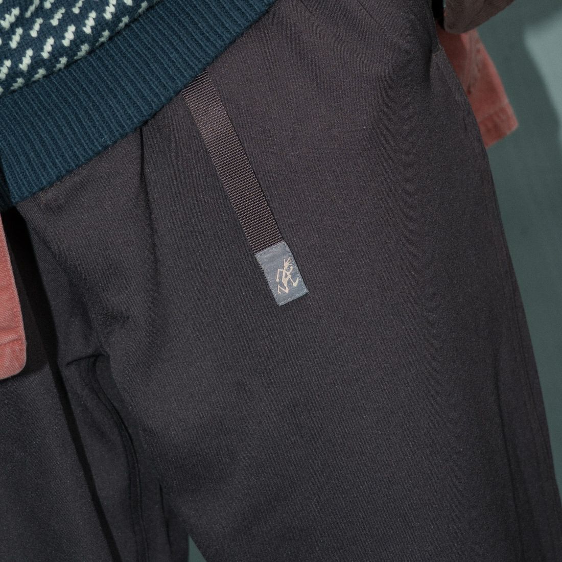 GRAMiCCi [グラミチ] 別注 ウールライク ワイドパンツ [GUP5-F1025-JF] BROWN