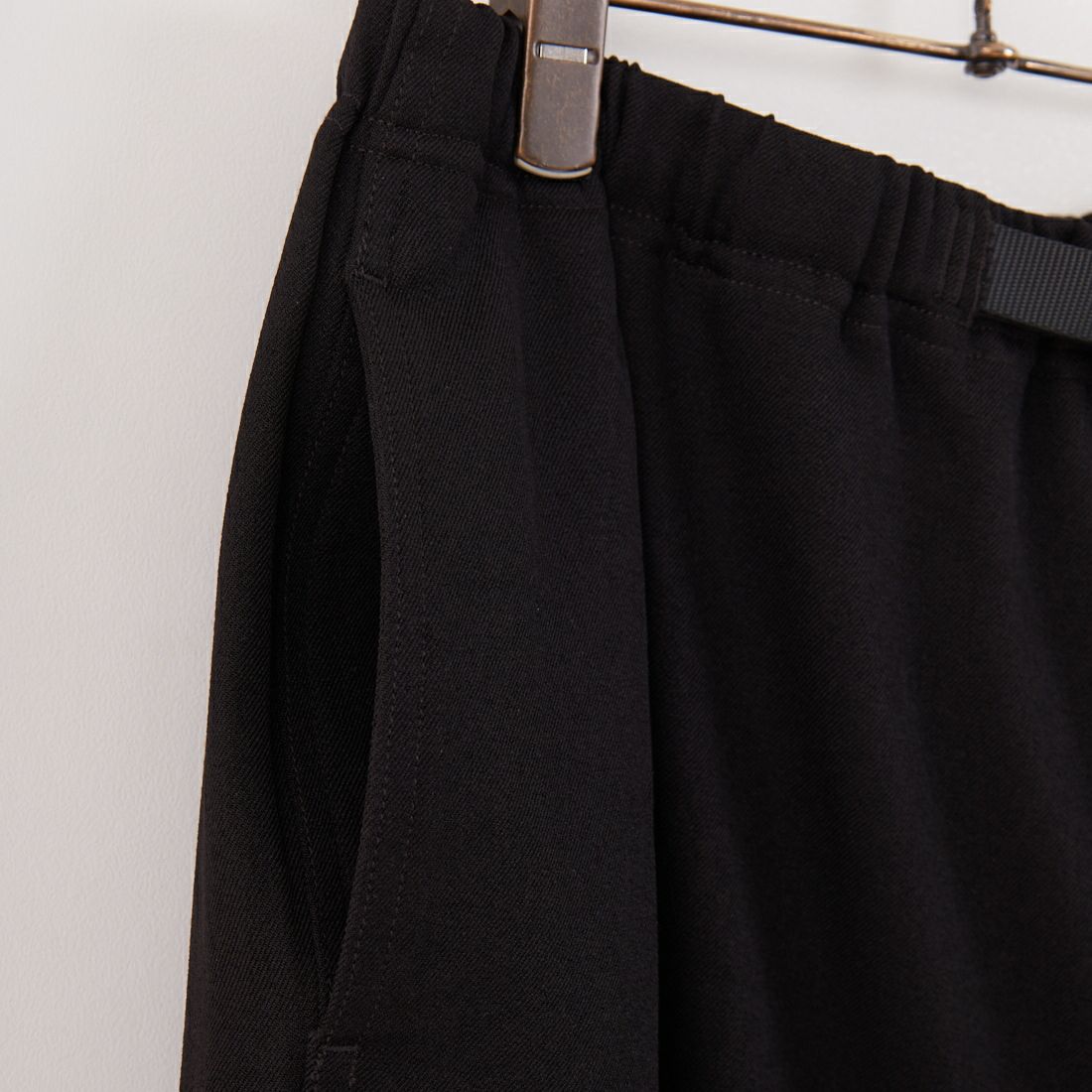 GRAMiCCi [グラミチ] 別注 ウールライク ワイドパンツ [GUP5-F1025-JF] BLACK