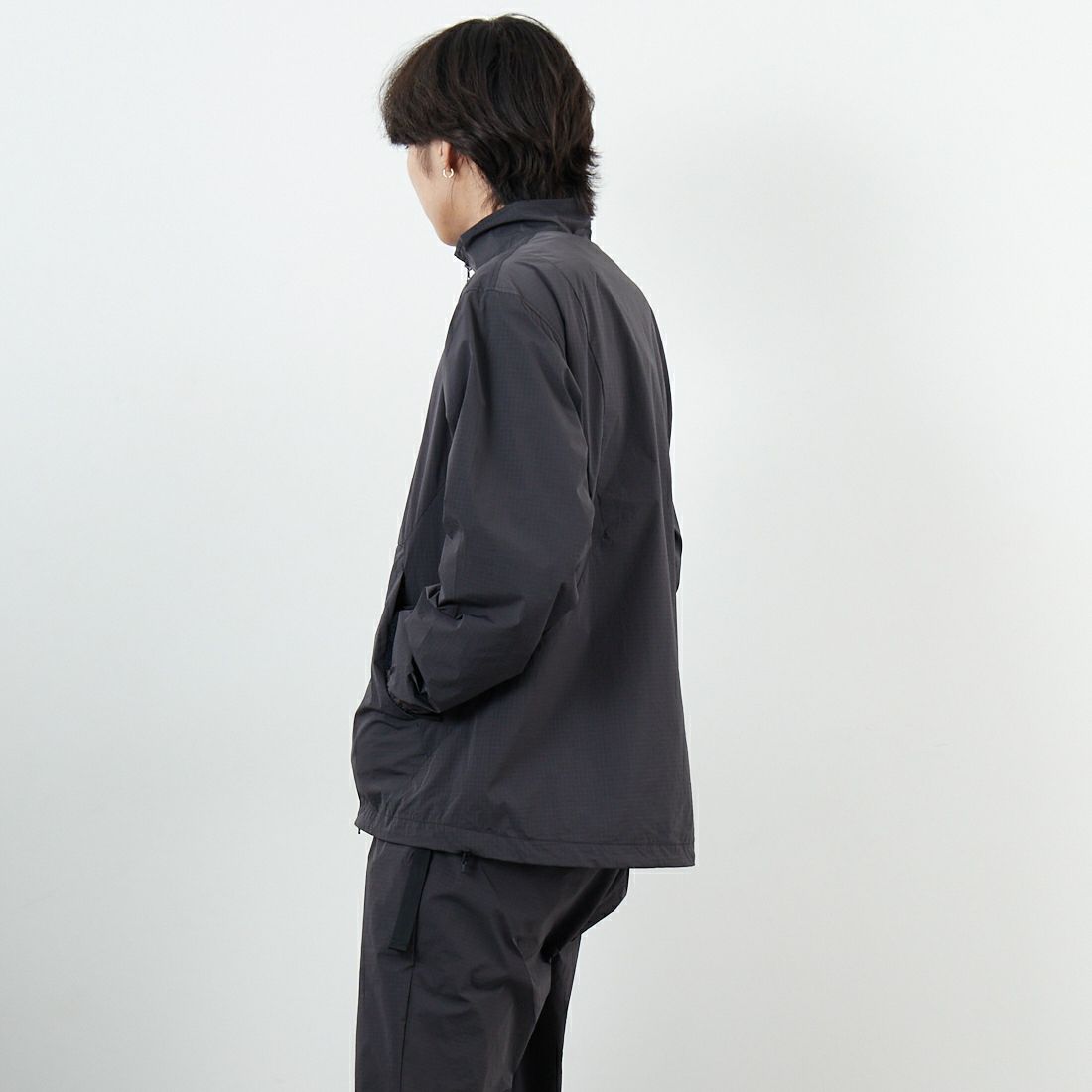 Goldwin [ゴールドウィン] ドープダイド リップストップウインドジャケット [GL15330] CG &&モデル身長：179cm 着用サイズ：2&&