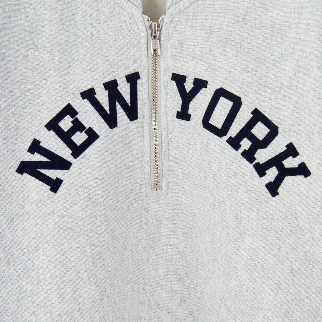 Champion [チャンピオン] リバースウィーブ(R) ハーフジップスウェットシャツ [CW-C004] 040 ｼﾙﾊﾞｰｸ