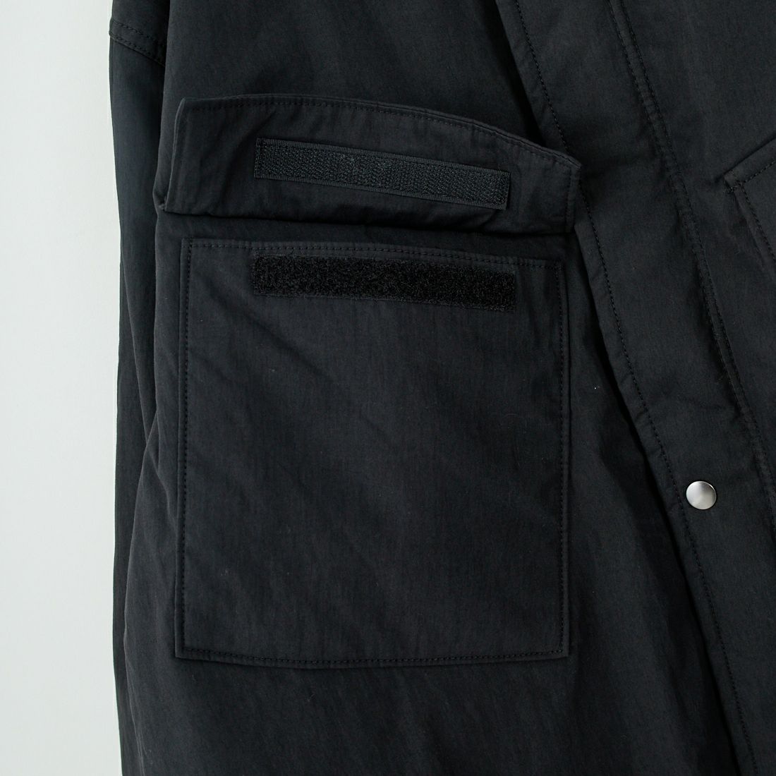 ARMY TWILL SANFORIZED [アーミーツイル サンフォライズド] 別注 中綿入り ケミカルプロテクトジャケット [AM-2554501-INT-JF] BLACK
