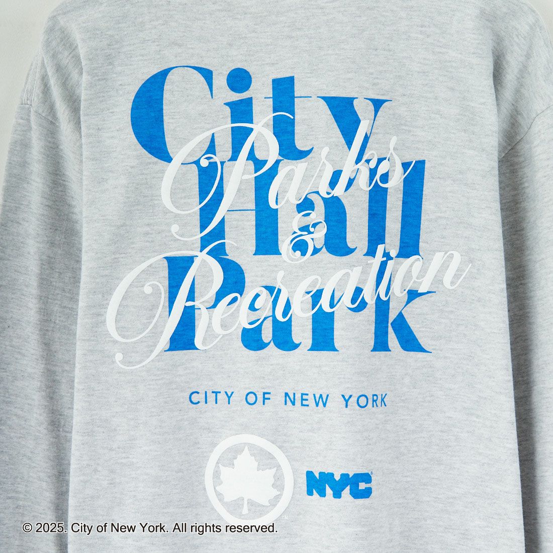 NYC × GOOD ROCK SPEED [エヌワイシー × グッドロックスピード] NYC ロングスリーブTシャツ [25NYC201W] ASH