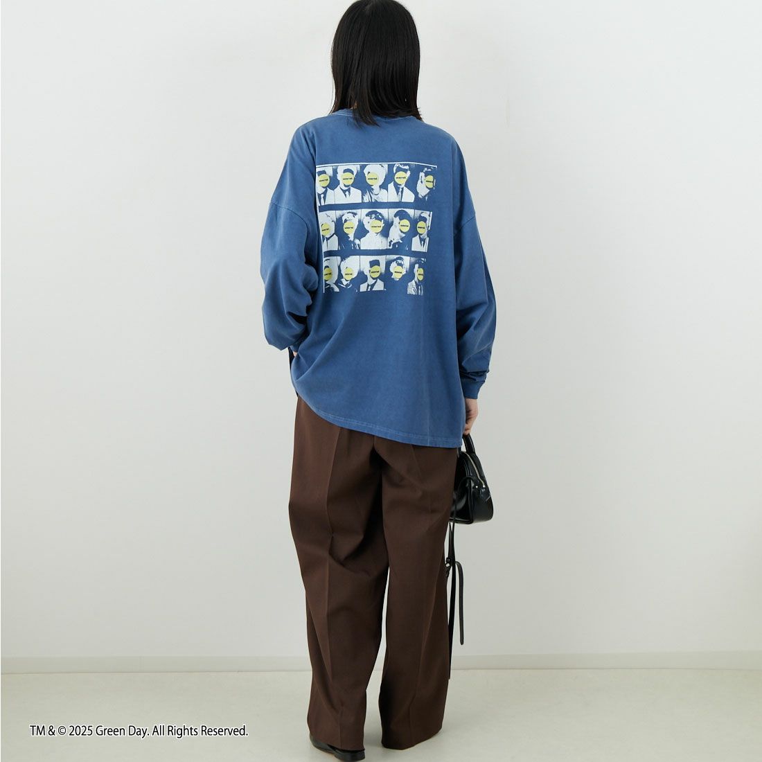 GOOD ROCK SPEED [グッドロックスピード] Nimrod/Tシャツ [25GRD201W] LT.NAVY &&モデル身長：162cm 着用サイズ：F&&