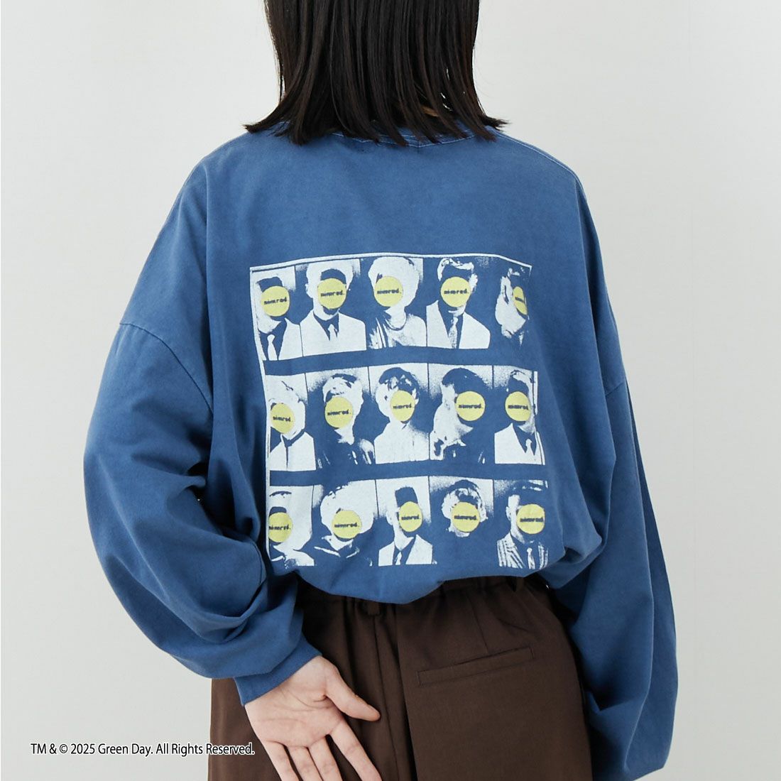 GOOD ROCK SPEED [グッドロックスピード] Nimrod/Tシャツ [25GRD201W] LT.NAVY &&モデル身長：162cm 着用サイズ：F&&